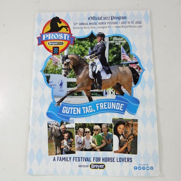 Breyerfest 2022 Official Program Prost Breyer Horse Event Catalog - Picture 1 of 9